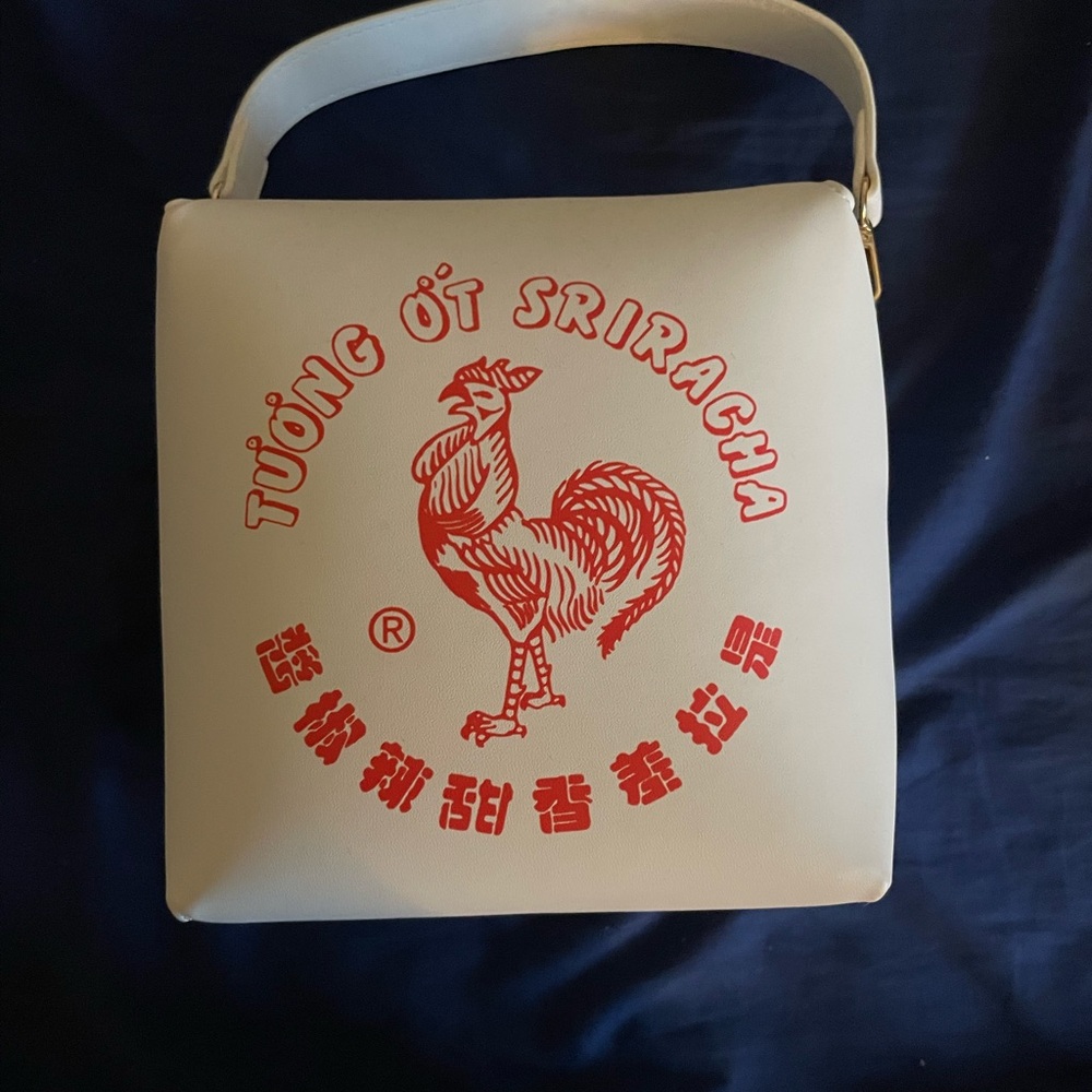 Huy Fong Foods SHEIN White Sriracha Themed Handbag